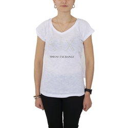 Vêtements Femme Débardeurs / T-shirts sans manche EAX 3RYTFF YJ2XZ Blanc