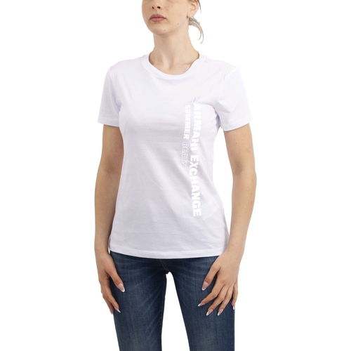 Vêtements Femme Débardeurs / T-shirts sans manche EAX 3RYTCG YJ3RZ Blanc
