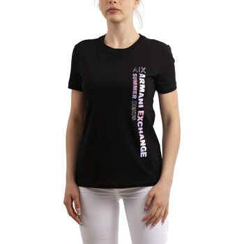 Vêtements Femme Débardeurs / T-shirts sans manche EAX 3RYTCG YJ3RZ Noir