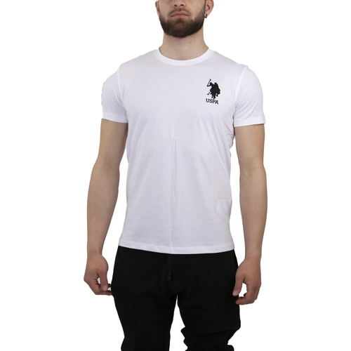 Vêtements Homme Débardeurs / T-shirts sans manche Argyle short-sleeve Polo Hommes. MICK 49351 CBTD Blanc