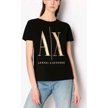 Vêtements Femme Débardeurs / T-shirts sans manche EAX 8NYTMX YJG3Z Noir