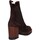 Chaussures Femme Low boots Soirée 501 Marron
