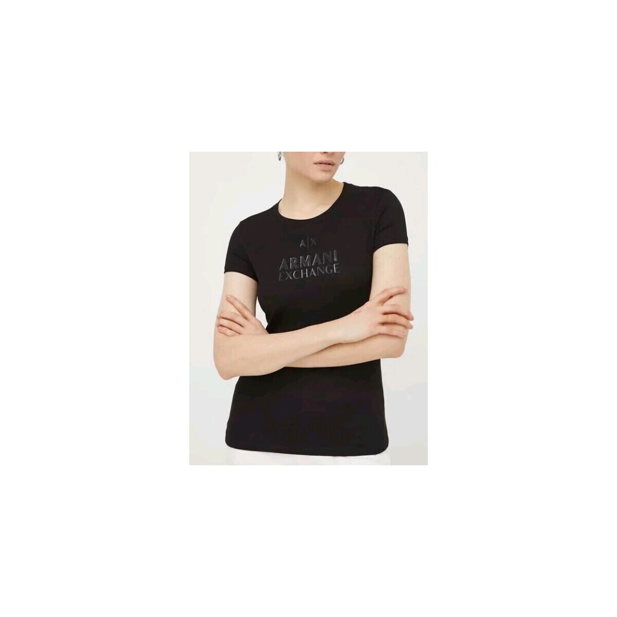 Vêtements Femme Débardeurs / T-shirts sans manche EAX 3DYT11 YJG3Z Noir