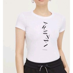 Vêtements Femme Débardeurs / T-shirts sans manche EAX 3DYT49 YJG3Z Blanc