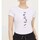 Vêtements Femme Débardeurs / T-shirts Barrie sans manche EAX 3DYT49 YJG3Z Blanc
