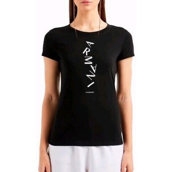 Vêtements Femme Débardeurs / T-shirts Relaxed sans manche EAX 3DYT49 YJG3Z Noir