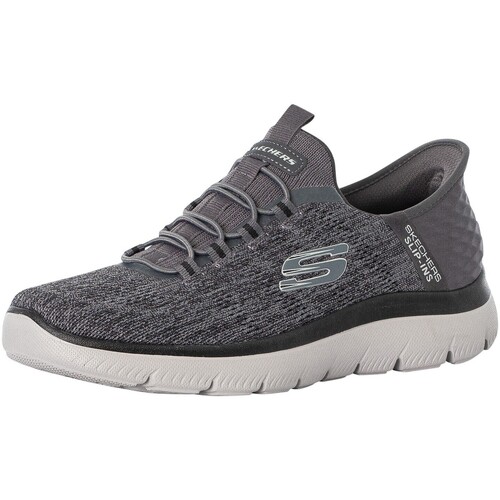 Chaussures Homme Baskets basses Skechers Chaussures Baskets Summits Key Pace à enfiler Gris