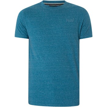 Superdry T-shirt de logo vintage Bleu