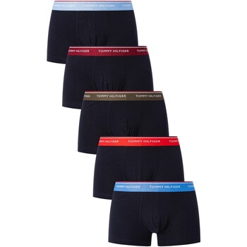 Sous-vêtements Tape Caleçons Tommy Hilfiger Lot de 5 boxers Premium Essentials Noir