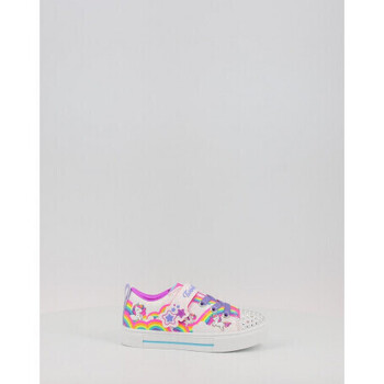 Chaussures Fille Baskets mode Skechers TWINKLE SPARKS - JUNPIN CLOUDS 314809 Blanc