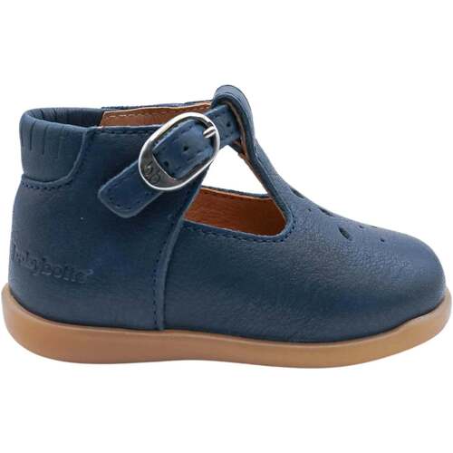 Chaussures Fille Bottines Babybotte Paris semi-ouverte bleu Bleu