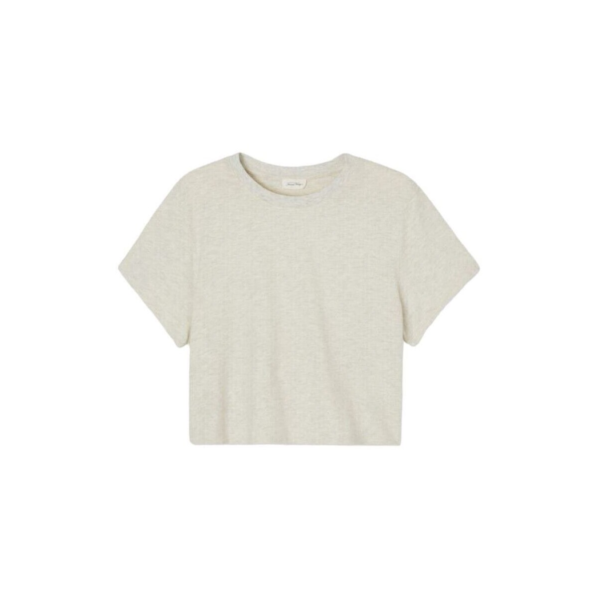 Vêtements Femme T-shirts manches courtes American Vintage T-shirt Ypawood Cropped Femme Heather Grey Beige