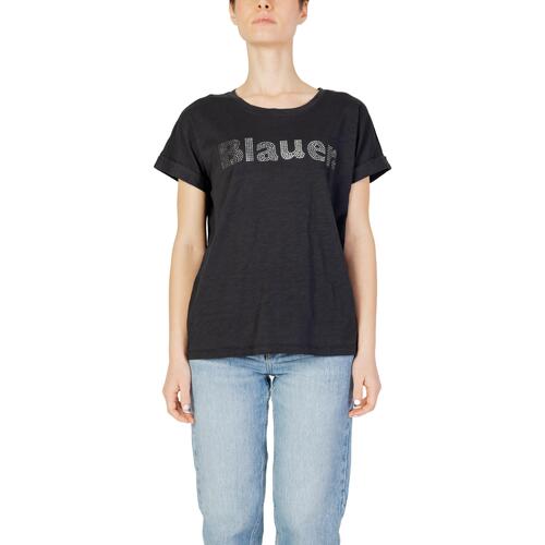 Vêtements Femme T-shirts manches courtes Blauer 24SBLDH02336 Noir