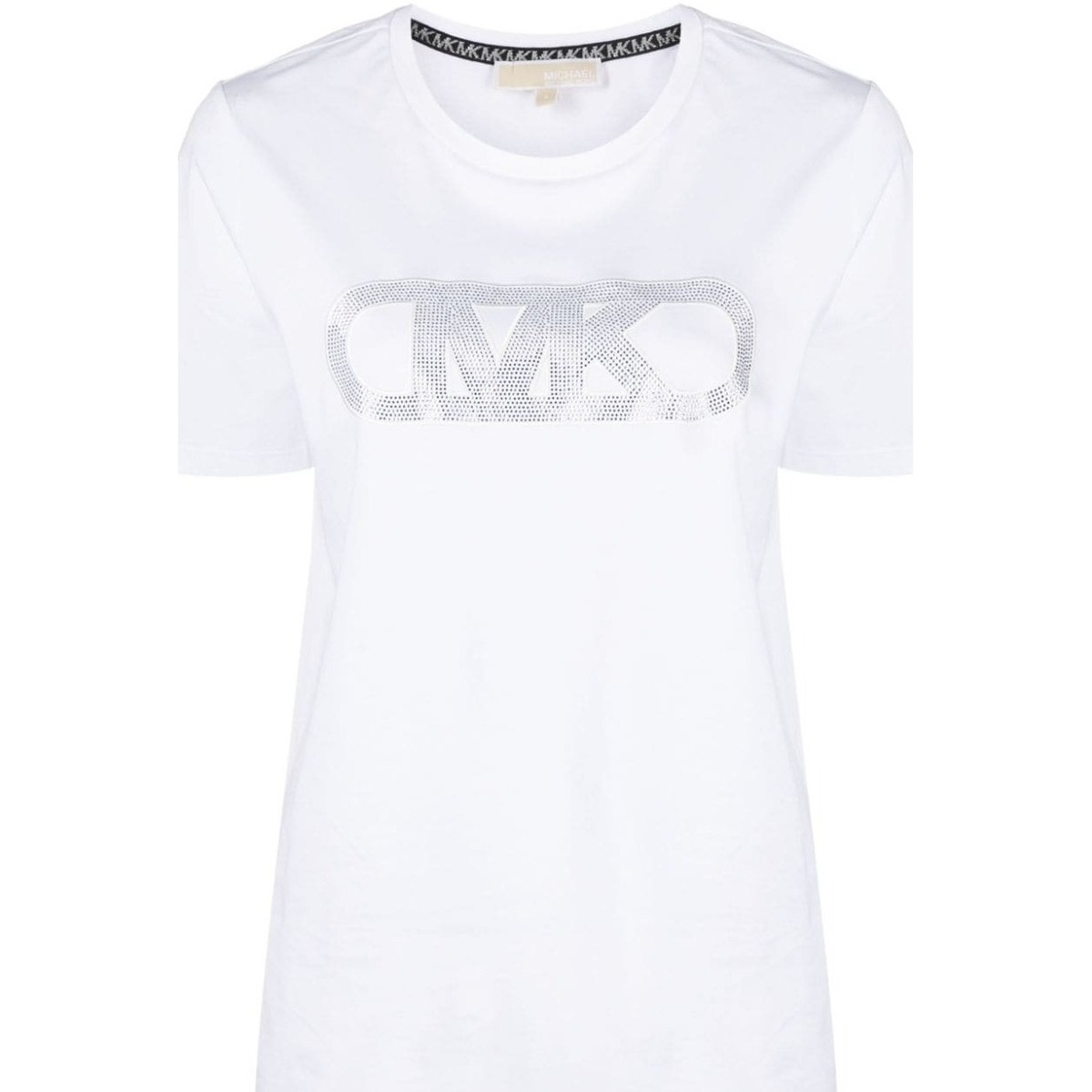 Vêtements Femme T-shirts manches courtes MICHAEL Michael Kors mh3516197j-100 Blanc