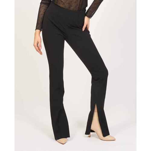 Vêtements Femme Pantalons BOSS Pantalon slim taille haute femme  noir Noir
