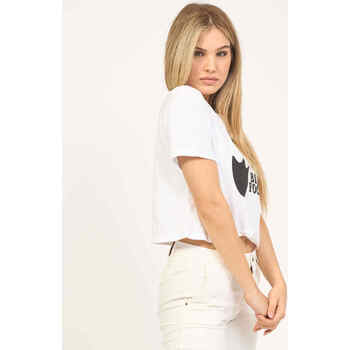 Save The Duck T-shirt court col rond femme Blanc