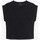 Vêtements Femme T-shirts & Polos Le Temps des Cerises T-shirt muflier en lin noir Noir
