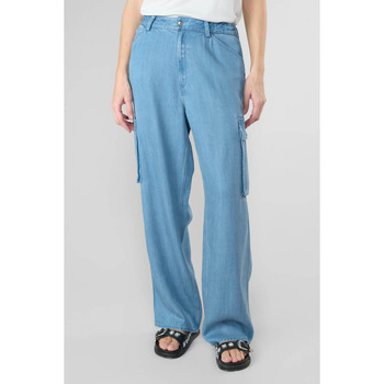 Vêtements Femme Pantalons Pantalon Layken Gris à Motif Pantalon scaevo en jeans bleu Bleu