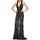 Vêtements Femme Robes courtes Impero Couture EN007 Noir