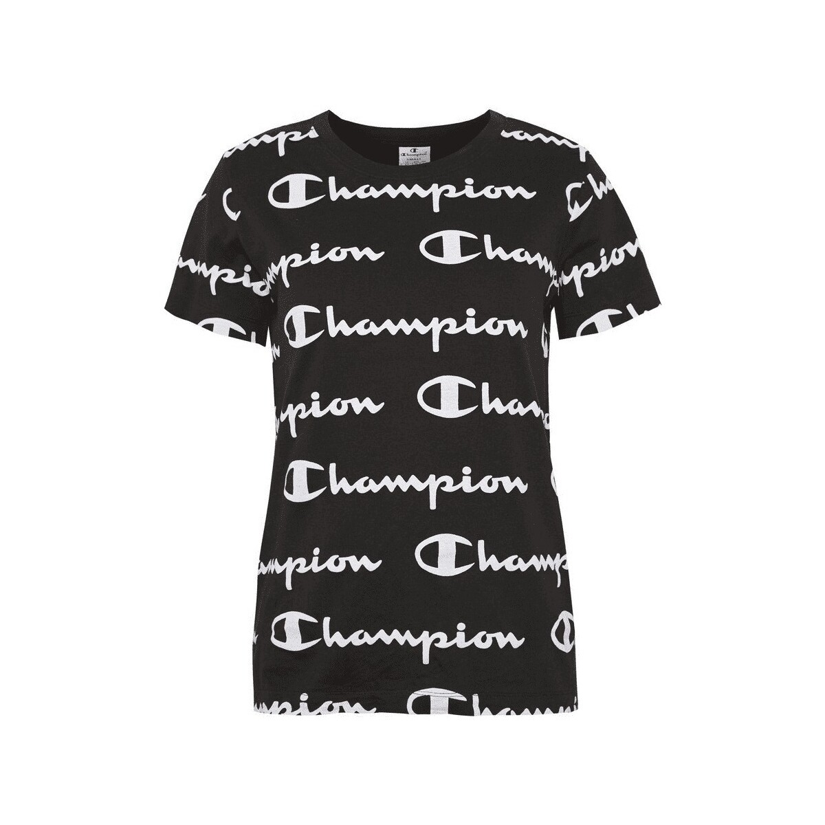 Vêtements Femme T-shirts manches courtes Champion 112603 Noir