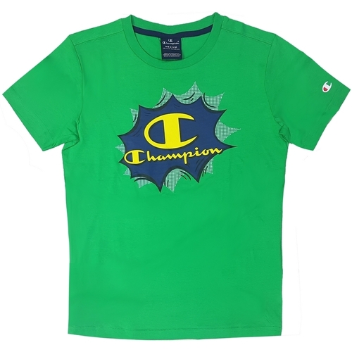 Vêtements Garçon T-shirts manches courtes Champion 305209 Vert
