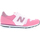 Chaussures Fille Baskets mode New Balance YC373 Rose