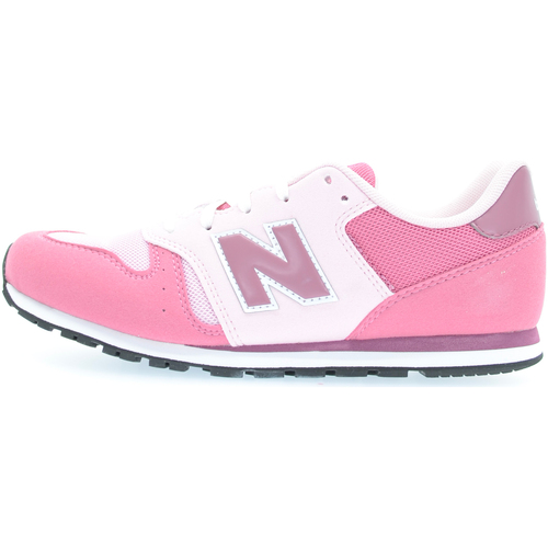 Chaussures Fille Baskets mode New Balance YC373 Rose
