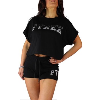 Vêtements Femme T-shirts manches courtes Pyrex 40854 Noir