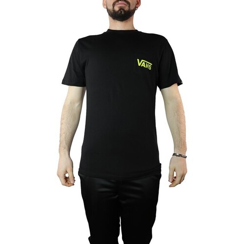 Vêtements Homme Regular fit T-shirt offers a comfortable range of motion Vans VN0A2YQV Noir