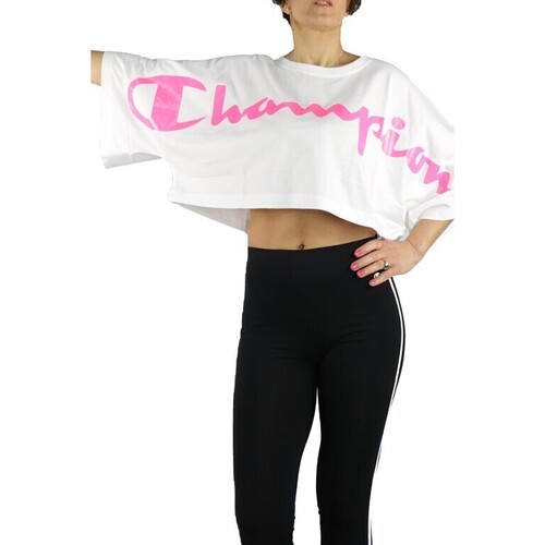 Vêtements Femme T-shirts manches courtes Champion 112753 Blanc