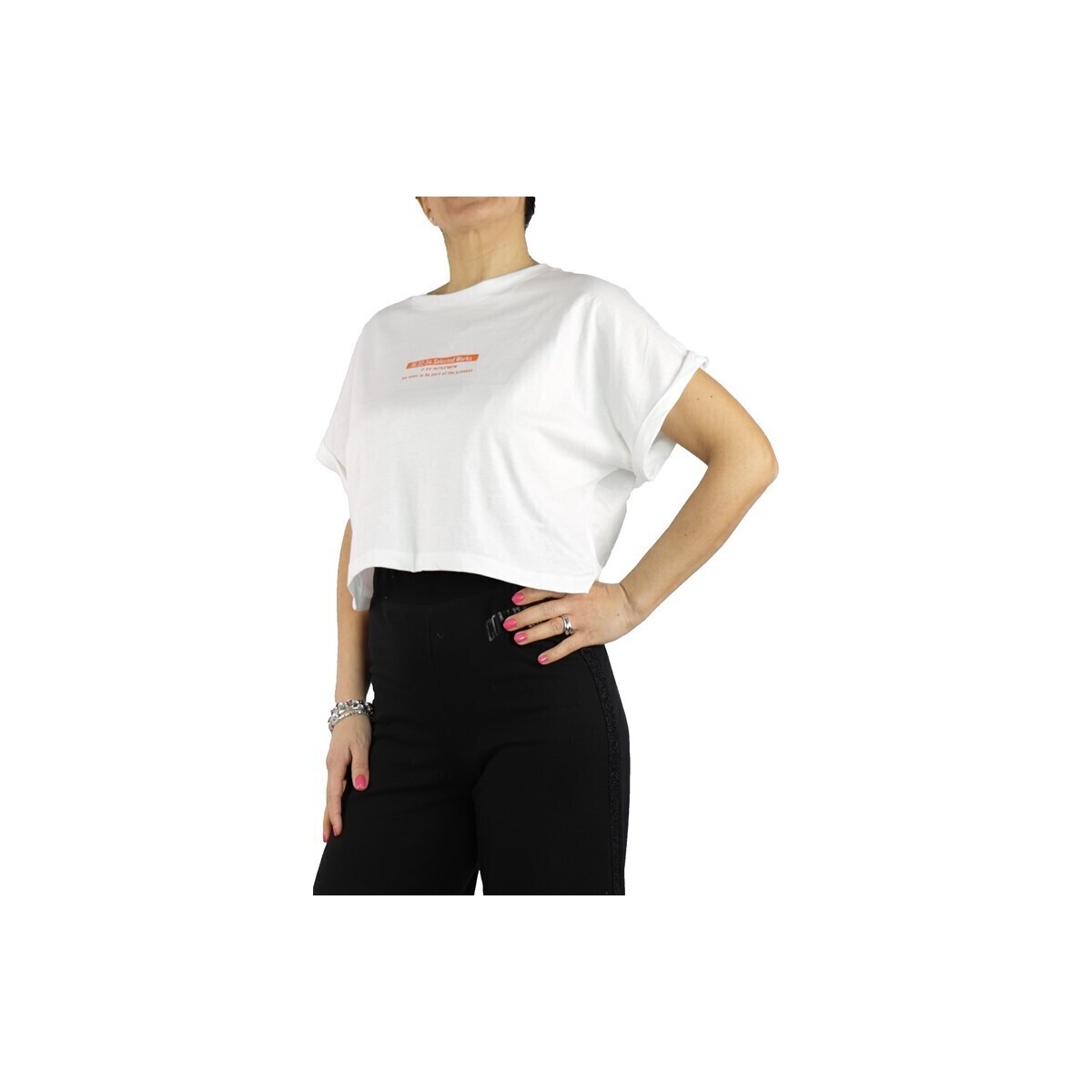 Vêtements Femme T-shirts manches courtes Pyrex 41025 Blanc