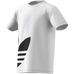 Vêtements Garçon T-shirts manches courtes adidas Originals FM5680 Blanc