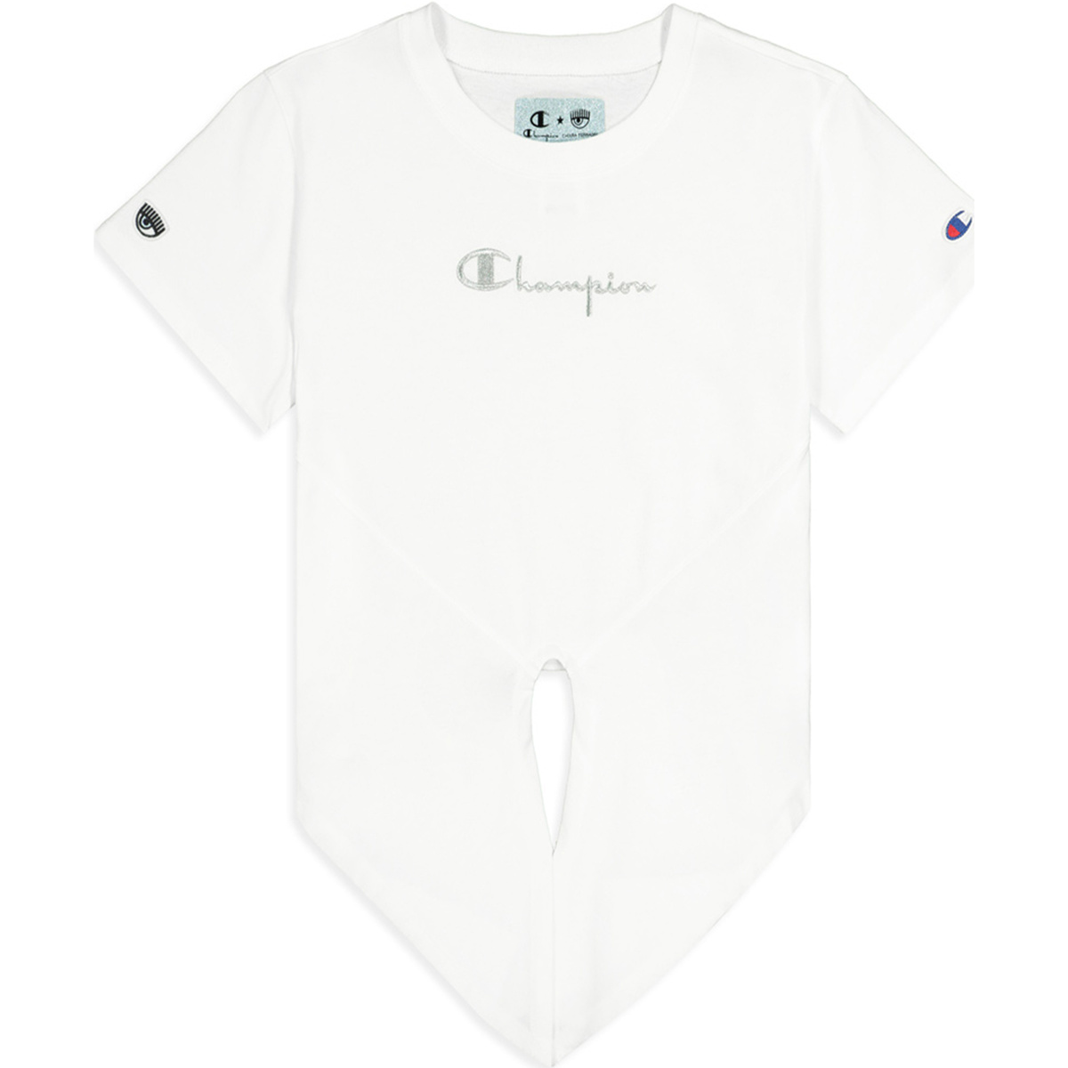 Vêtements Femme T-shirts manches courtes Champion 113560 Blanc