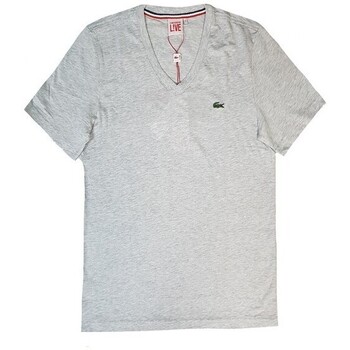 Vêtements Homme Nike logo-embroidered cotton T-shirt Lacoste TH6170 Gris