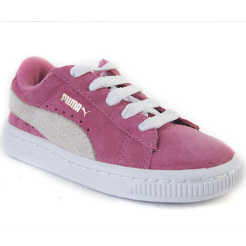 Chaussures Fille Baskets mode Puma Siyah 353636 Rouge