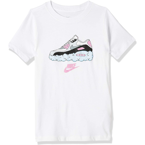 Vêtements Fille T-shirts manches courtes Nike CT2629 Blanc