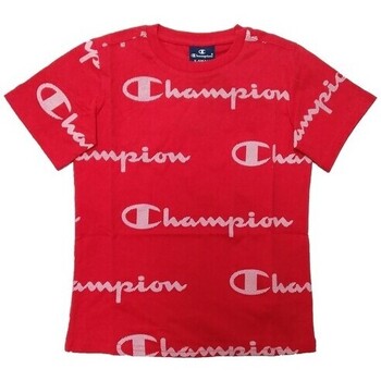 Vêtements Garçon T-shirts manches courtes Champion 305171 Rouge