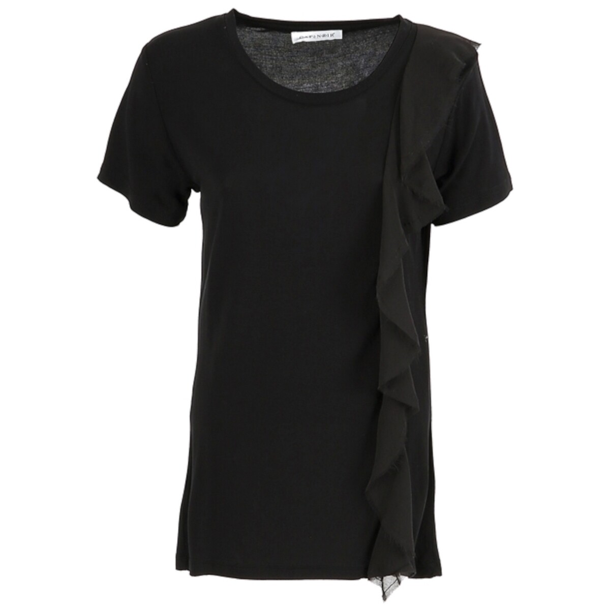 Vêtements Femme T-shirts manches courtes Café Noir KJT060 Noir