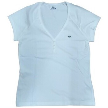 Vêtements Femme T-shirts manches courtes Lacoste TF7900 Blanc