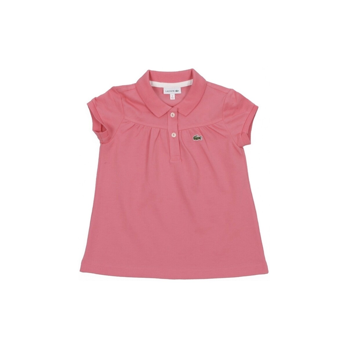 Vêtements Fille T-shirts manches courtes Lacoste PJ4106 Rose