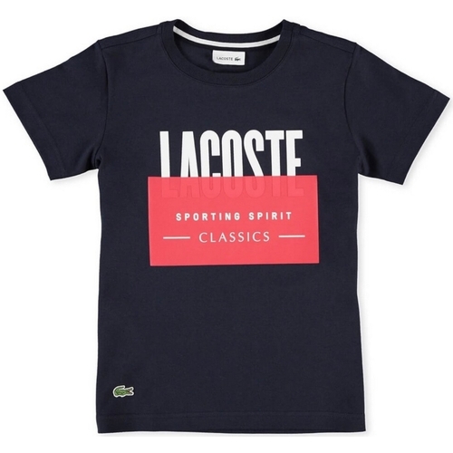 Vêtements Garçon Стильная новая брендовая lacoste блуза Lacoste TJ3877 Bleu