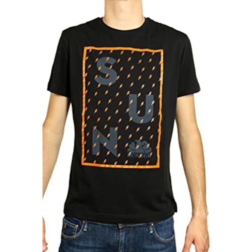 Vêtements Homme T-shirts redygtig manches courtes Sundek M773TEJ63GL Noir