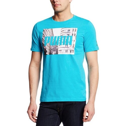 Vêtements Homme T-shirts manches courtes Puma 566496 Marine