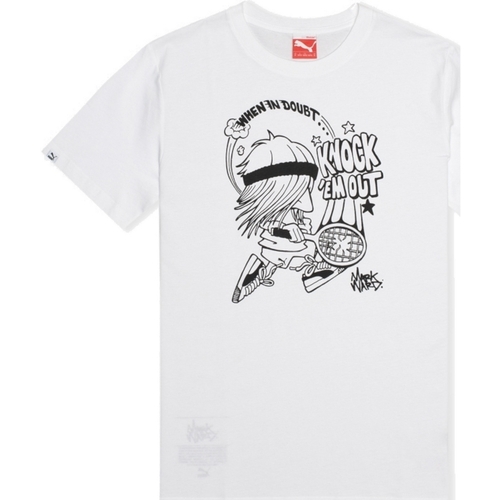 Vêtements Homme T-shirts manches courtes Puma 568404 Blanc
