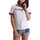 Vêtements Femme Short sleeve silk shirt W7373G2 Blanc