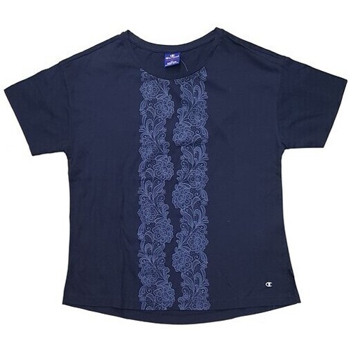 Vêtements Femme T-shirts manches courtes Champion 110679 Bleu