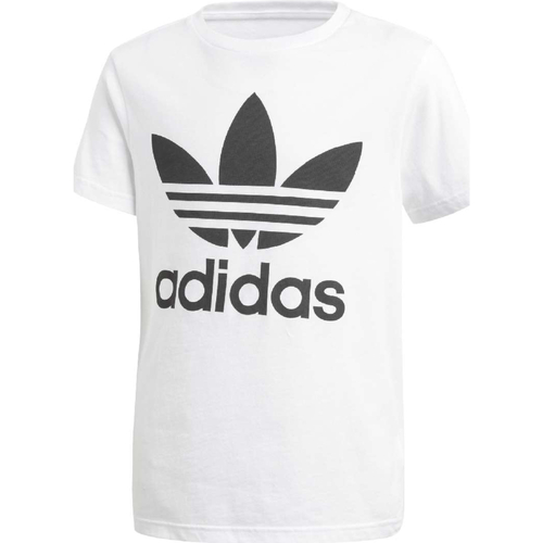Vêtements Garçon T-shirts manches courtes adidas Originals CF8546 Blanc