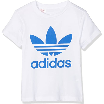 Vêtements Garçon T-shirts matchcourts courtes adidas Originals CD8437 Blanc