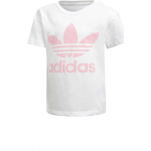 Vêtements Fille T-shirts manches courtes adidas Originals DH2464 Blanc