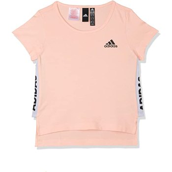 Vêtements Fille T-shirts manches courtes adidas Originals DJ1397 Rose